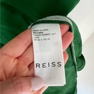 Reiss Dresses Reiss Lore Asymmetrical Cap Sleeve Mini Dress In
